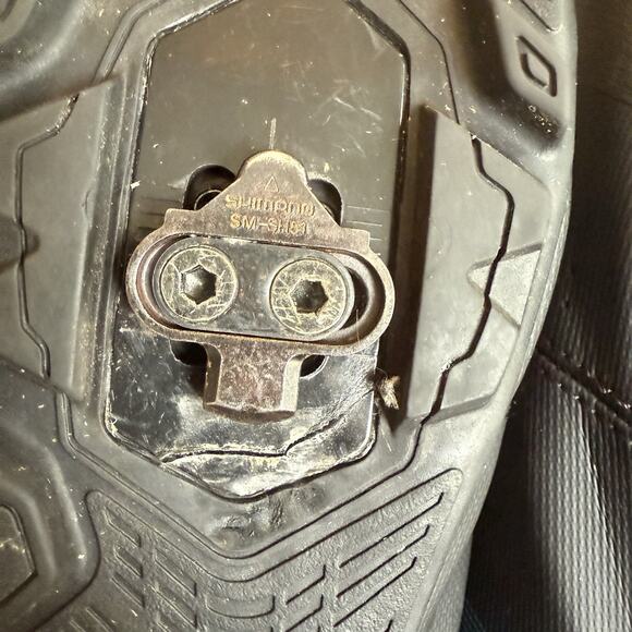 Shimano Women’s SH-XC100W Cycling Spin Shoe Sz 8.5 Black & Green EUC Gym Biking - Picture 8 of 15